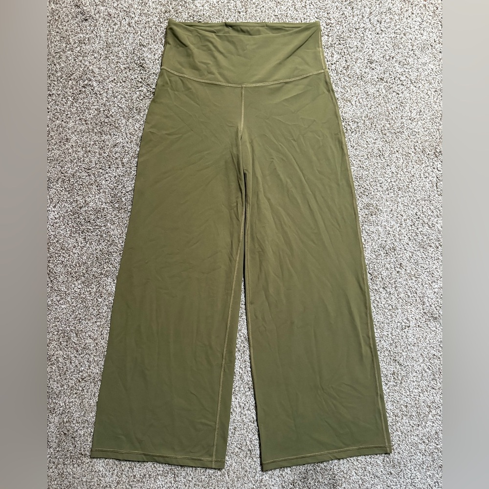 Athleta Olive Wide Leg Elation Pants